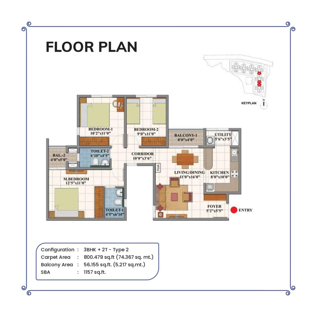 Shriram 122 West Floor Plan4